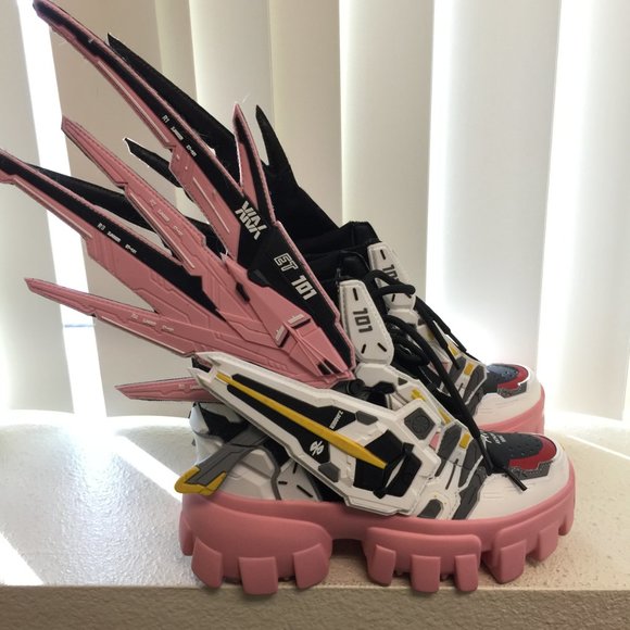 PRE LOVED - SOURSOP 04 Destiny Pink Platform Sneakers PNK/8 - SH286 - Picture 4 of 12